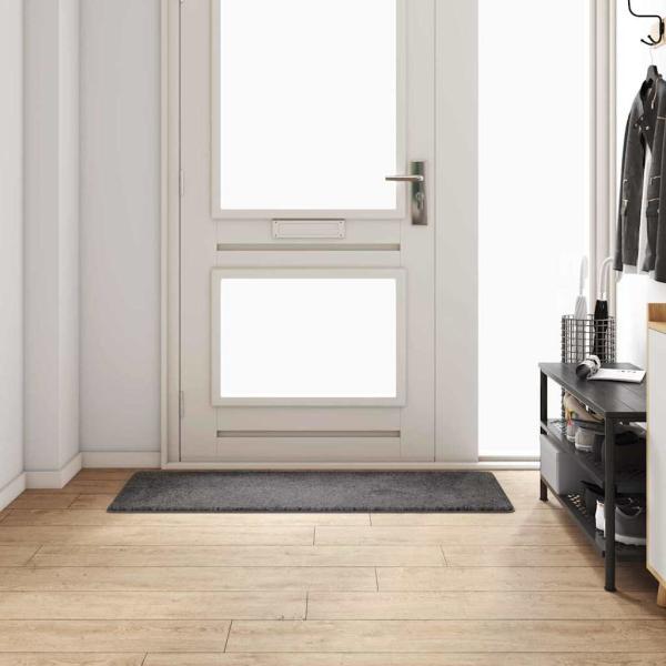 Teppichläufer Grau 50 x 150 cm 100% Polypropylen Tuft