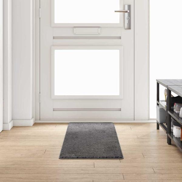 ARDEBO.de - Teppichläufer Grau 50 x 200 cm 100% Polypropylen Tuft