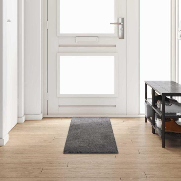 ARDEBO.de - Teppichläufer Grau 50 x 250 cm 100% Polypropylen Tuft