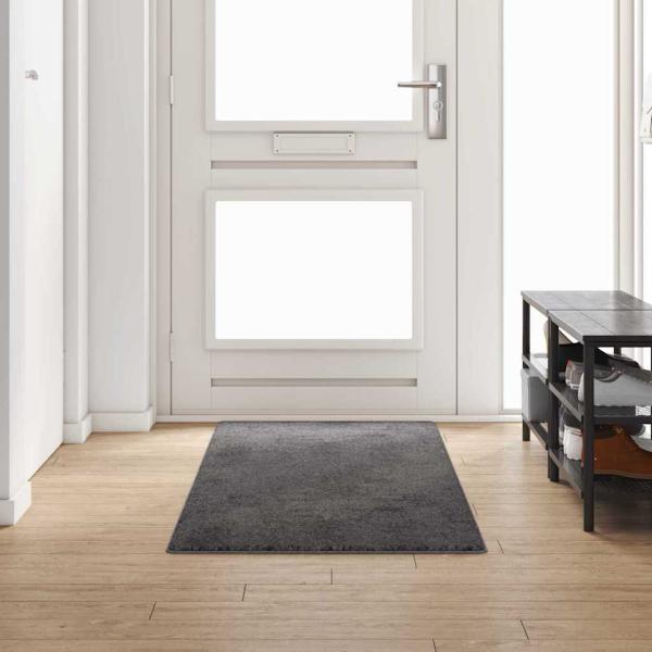 ARDEBO.de - Teppichläufer Grau 80 x 250 cm 100% Polypropylen Tuft