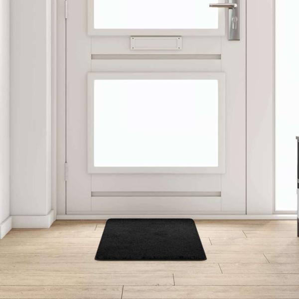 ARDEBO.de - Teppichläufer Schwarz 50 x 100 cm 100% Polypropylen Tuft