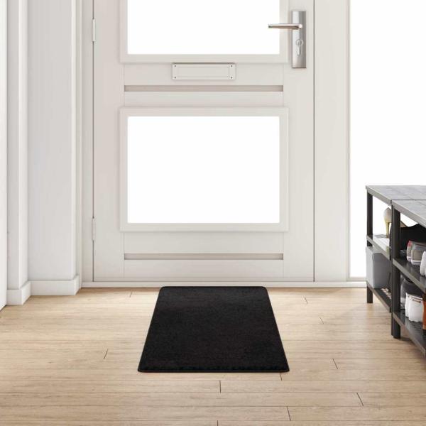 ARDEBO.de - Teppichläufer Schwarz 50 x 200 cm 100% Polypropylen Tuft