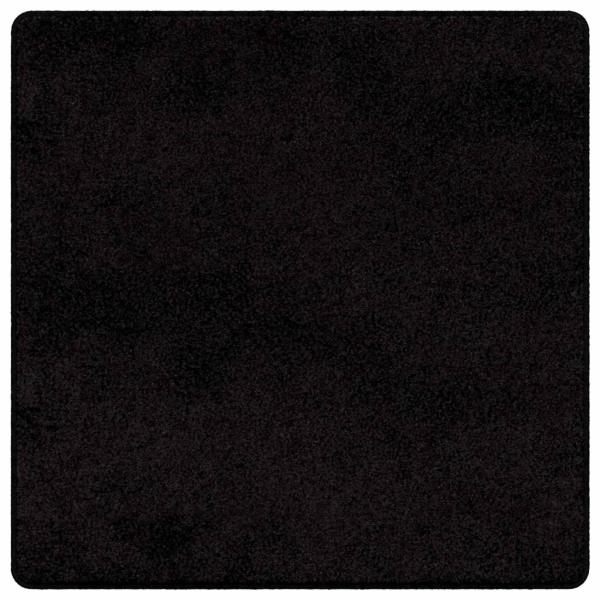 Teppichläufer Schwarz 100 x 100 cm 100% Polypropylen Tuft