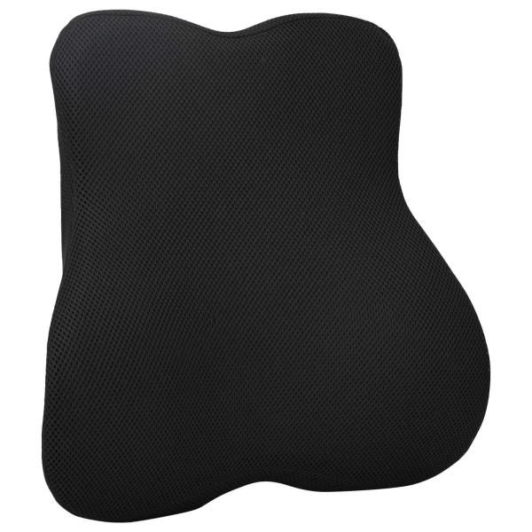Rückenkissen Schwarz Viscoschaum 40 x 40 x 11 cm