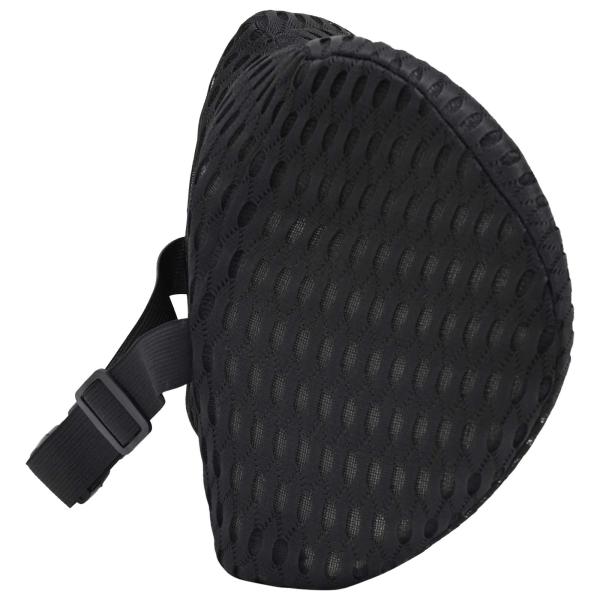 Nackenkissen Schwarz Viscoschaum 30,5 x 21,5 x 13 cm