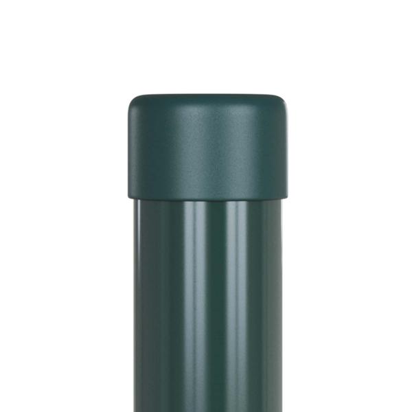 Zaunpfosten 12 stk. Grün 120 cm Pulverbeschichteter Stahl