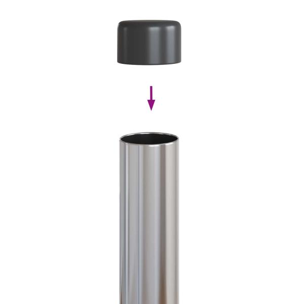 Zaunpfosten 12 Stk. Silber 120 cm Pulverbeschichteter Stahl