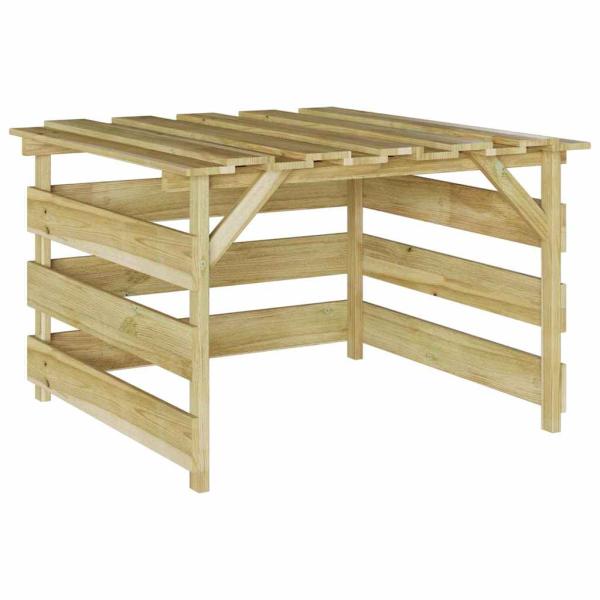 Rasenmäher Garage Braun 84 x 80 x 56 cm