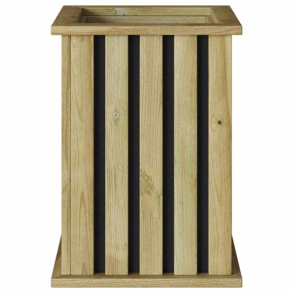 Pflanzkästen Braun 33 x 33 x 45 cm Imprägniertes Kiefernholz