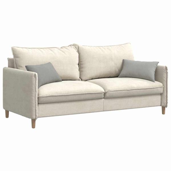 Sofakissen 2 stk. Stoff Hellgrau 50 x 30 cm