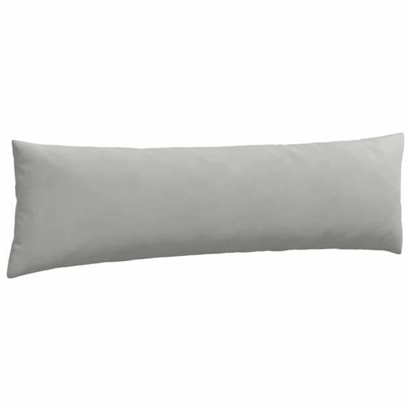Sofakissen 2 stk. Stoff Hellgrau 145 x 40 cm