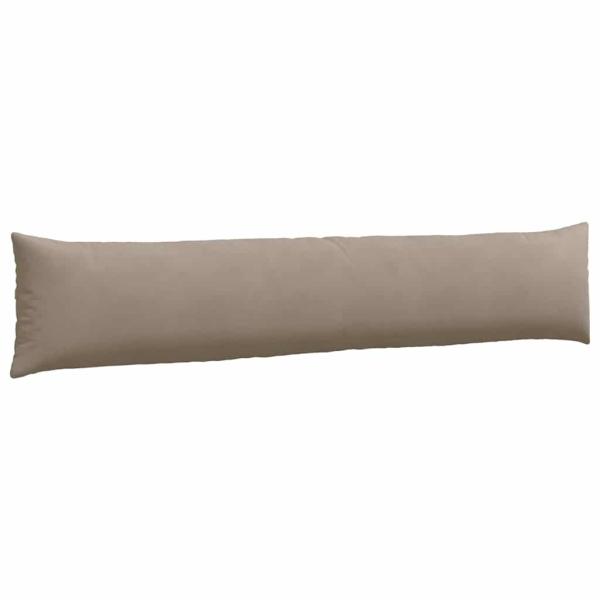 Sofakissen 2 stk. Stoff Taupe 200 x 40 cm