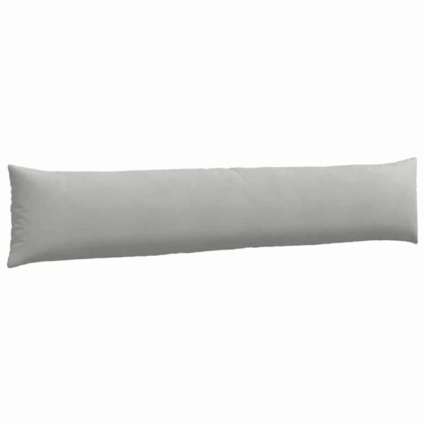 Sofakissen 2 stk. Stoff Hellgrau 200 x 40 cm