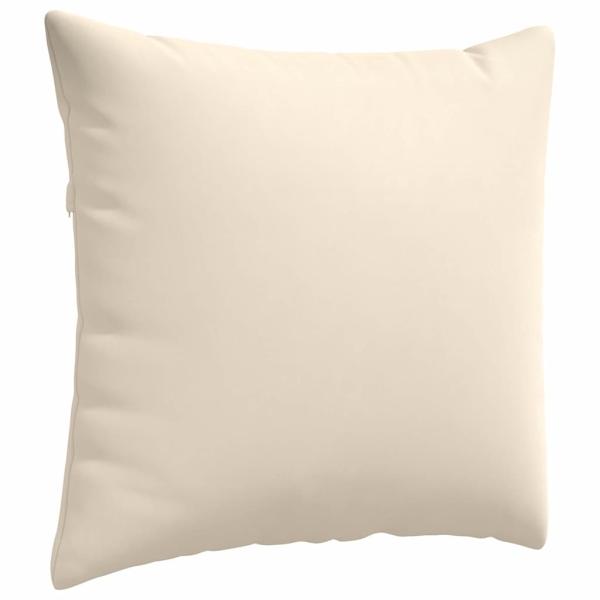 Sofakissen 2 stk. Stoff Beige 50 x 50 cm