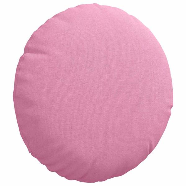 Sitzkissen 2 stk. Stoff Rosa Ø30 x 13 cm
