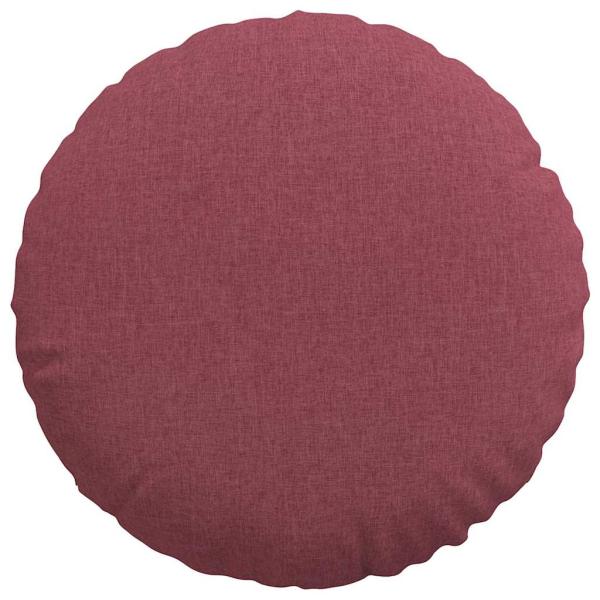 Sitzkissen 2 Stk. Stoff Weinrot Ø80 x 29 cm