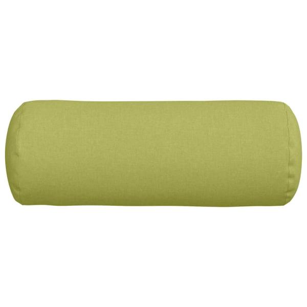 Bolsterkissen 2 Stück Hellgrün Ø 25 x 70 cm Stoff