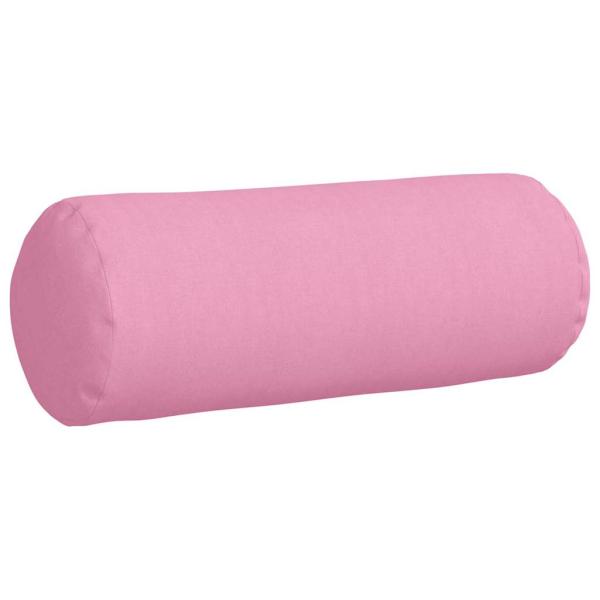 Bolsterkissen 2 stk. Stoff Rosa Ø 25 x 70 cm