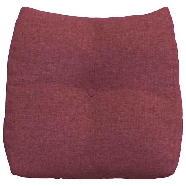 Rücken Kissen Weinrot 45 x 24 x 50 cm Stoff