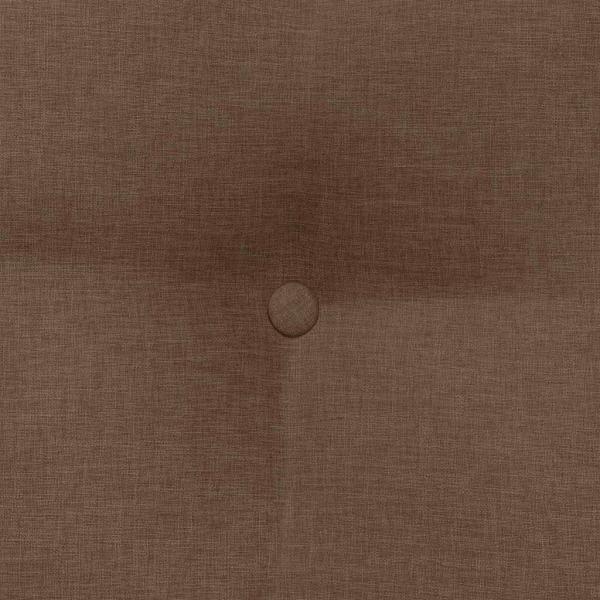 Rücken Kissen Braun 45 x 24 x 50 cm Stoff