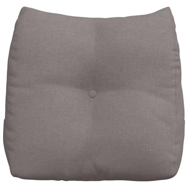 Rücken Kissen Taupe 45 x 24 x 50 cm Stoff