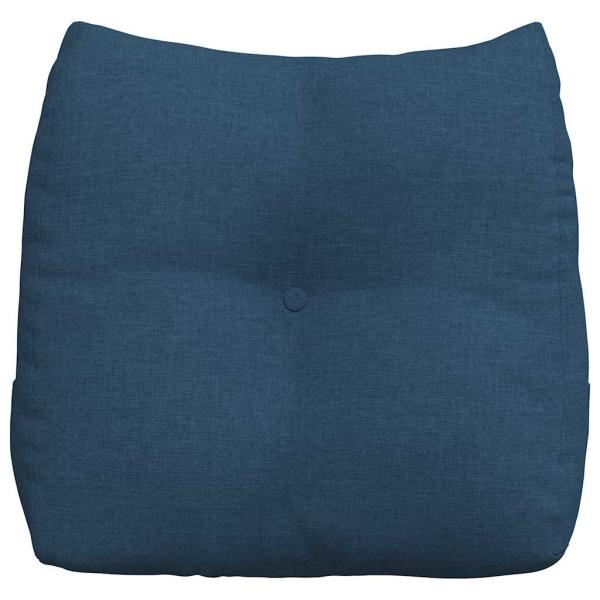 Rücken Kissen Blau 45 x 24 x 50 cm Stoff