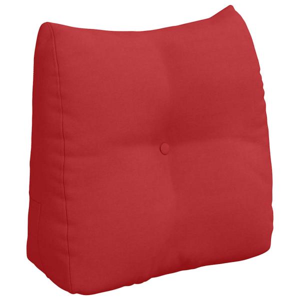Rücken Kissen Rot 45 x 24 x 50 cm Stoff