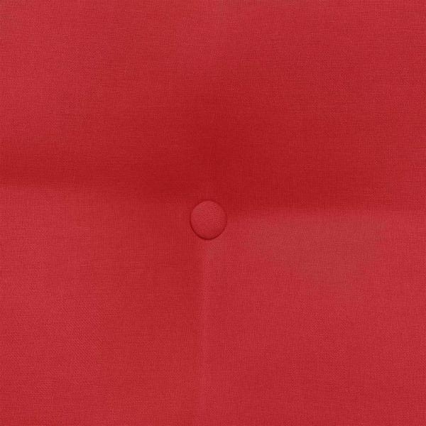 Rücken Kissen Rot 45 x 24 x 50 cm Stoff