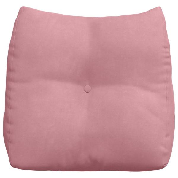 Rückenkissen Rosa 45 x 24 x 50 cm Samt