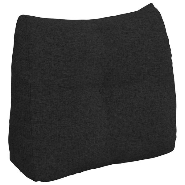 Rücken Kissen Schwarz 60 x 24 x 50 cm Stoff