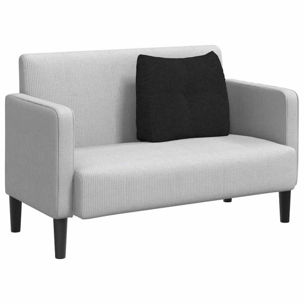 Rücken Kissen Schwarz 60 x 24 x 50 cm Stoff