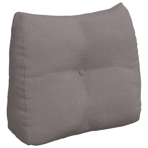 Rücken Kissen Taupe 60 x 24 x 50 cm Stoff