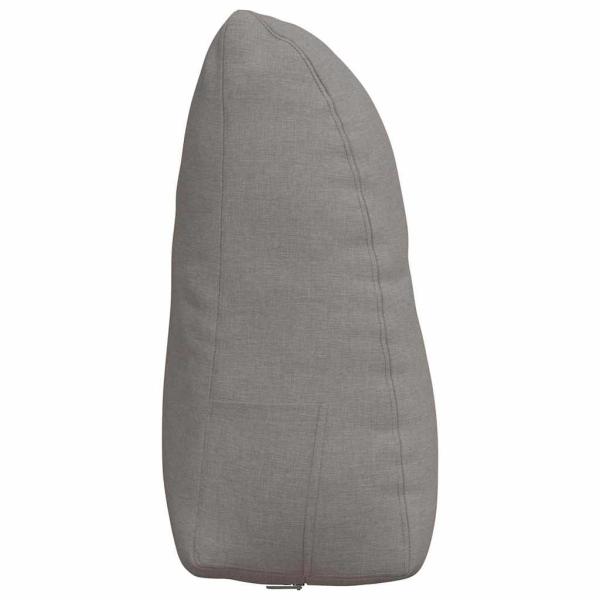 Rücken Kissen Taupe 60 x 24 x 50 cm Stoff