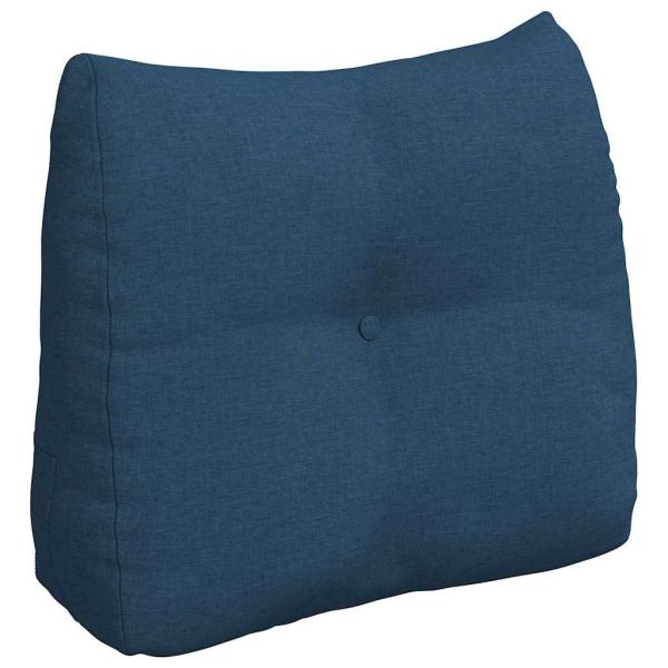 Rücken Kissen Blau 60 x 24 x 50 cm Stoff