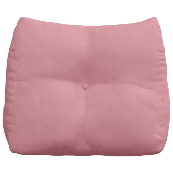 Rückenkissen Rosa 60 x 24 x 50 cm Samt