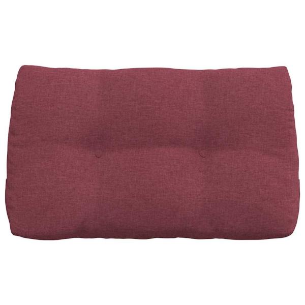 Rücken Kissen Weinrot 80 x 24 x 50 cm Stoff