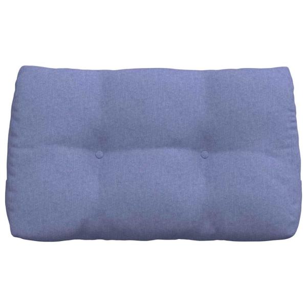 Rücken Kissen Jeans blau 80 x 24 x 50 cm Stoff