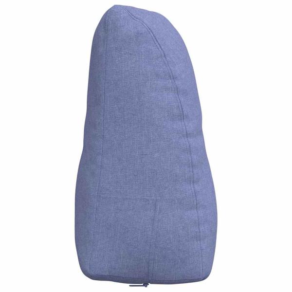Rücken Kissen Jeans blau 80 x 24 x 50 cm Stoff