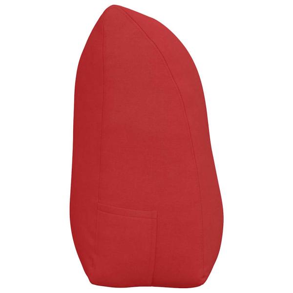 Rücken Kissen Rot 100 x 24 x 50 cm Stoff