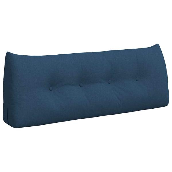 Rücken Kissen Blau 120 x 24 x 50 cm Stoff