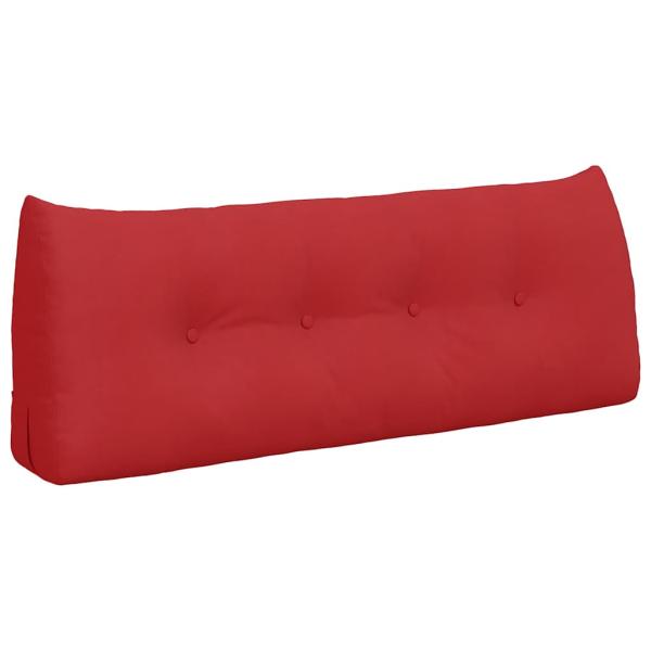 Rücken Kissen Rot 120 x 24 x 50 cm Stoff