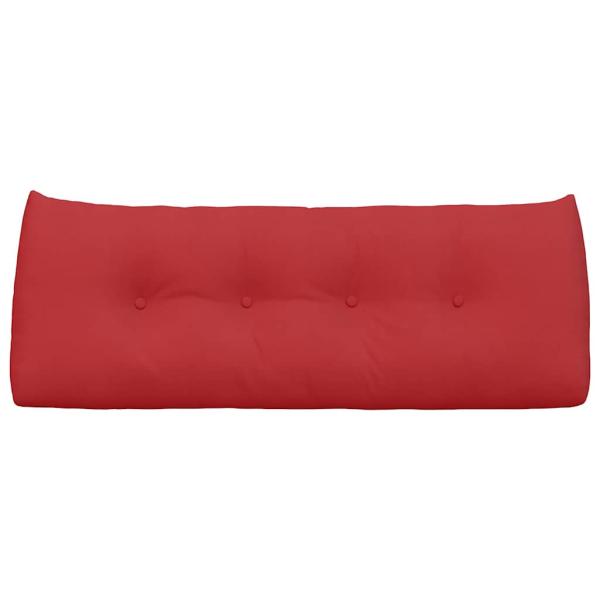 Rücken Kissen Rot 120 x 24 x 50 cm Stoff