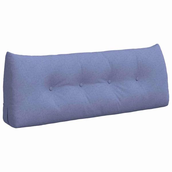 Rücken Kissen Jeans blau 120 x 24 x 50 cm Stoff