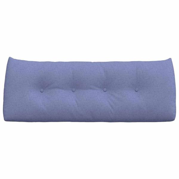 Rücken Kissen Jeans blau 120 x 24 x 50 cm Stoff