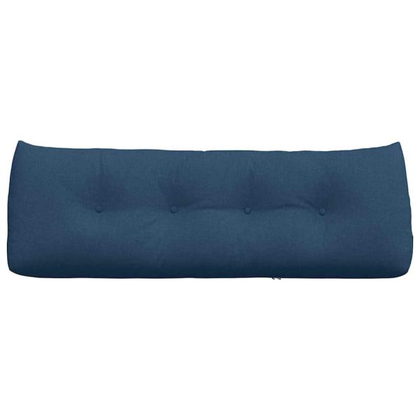 Rücken Kissen Blau 140 x 24 x 50 cm Stoff