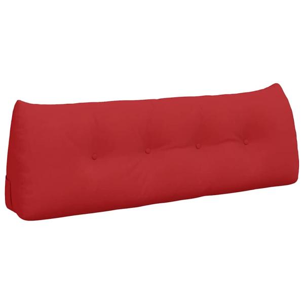 Rücken Kissen Rot 140 x 24 x 50 cm Stoff