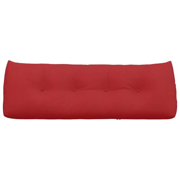 Rücken Kissen Rot 140 x 24 x 50 cm Stoff