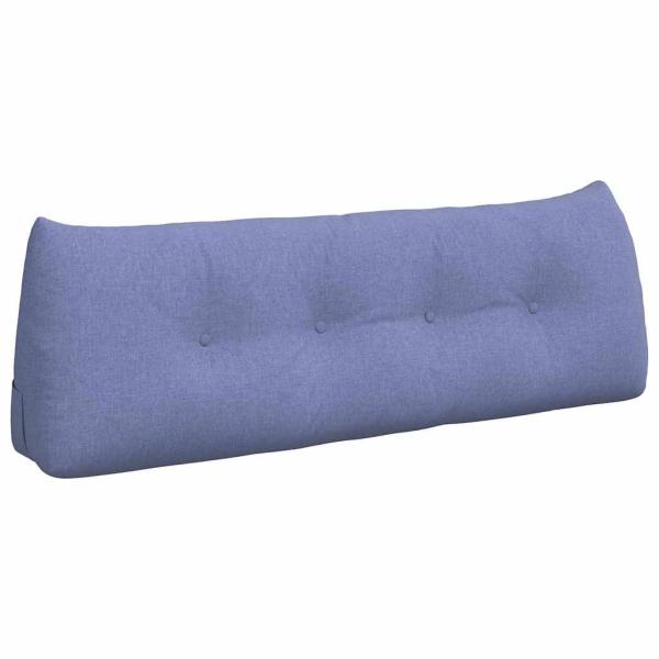 Rücken Kissen Jeans blau 140 x 24 x 50 cm Stoff