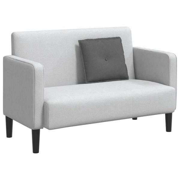 Rückenkissen Dunkelgrau 50 x 19 x 45 cm Stoff