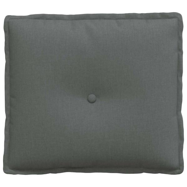 Rückenkissen Dunkelgrau 50 x 19 x 45 cm Stoff
